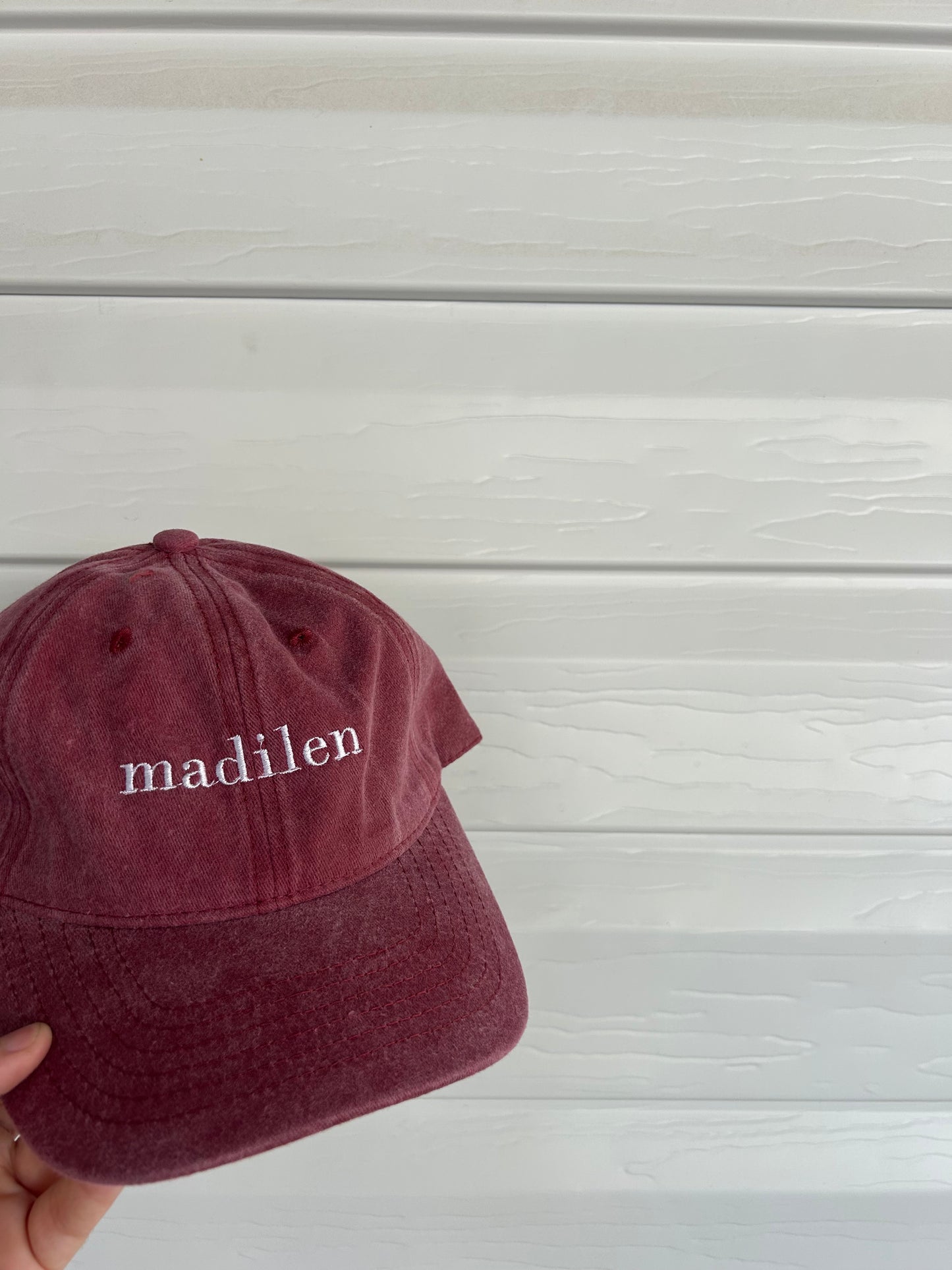 Our Madilen Red & White Cap