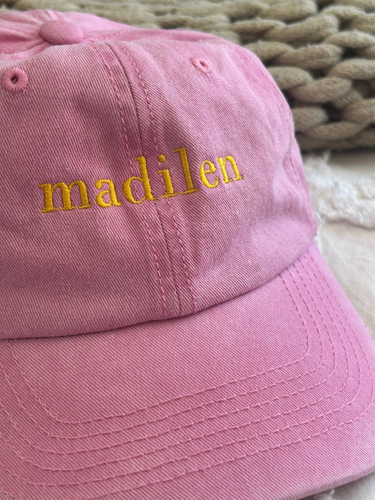 Our Madilen Pink & Yellow Cap