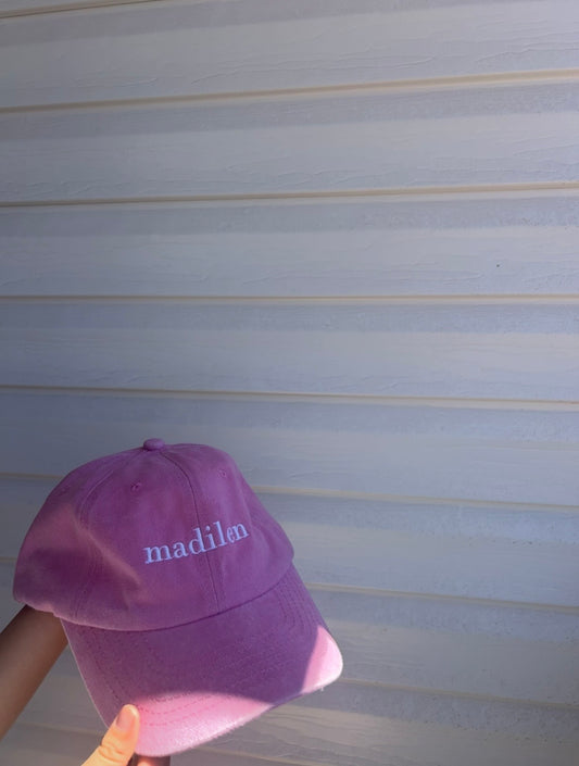 Our Madilen Pink & White Cap