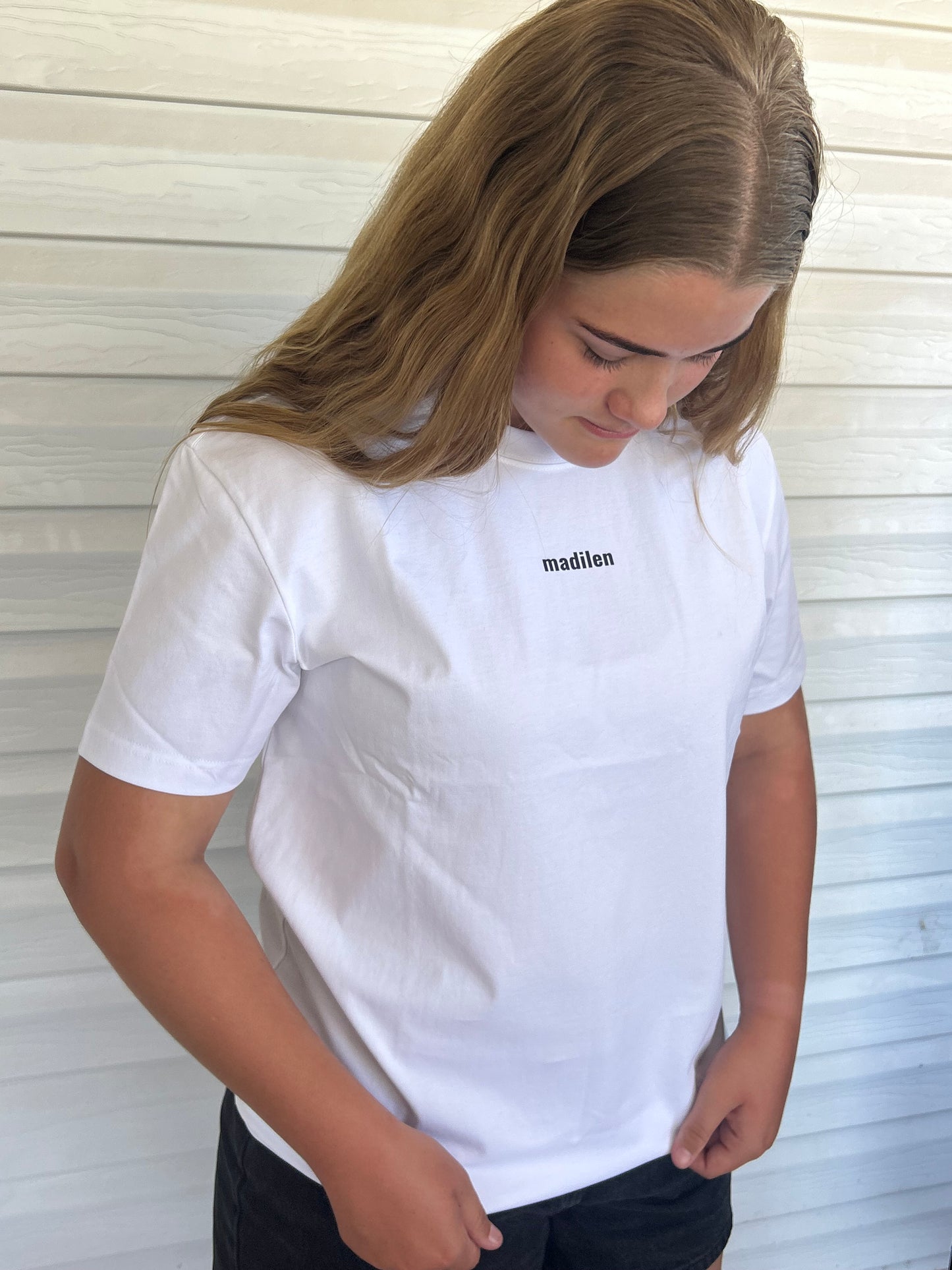 Madilen White Tees