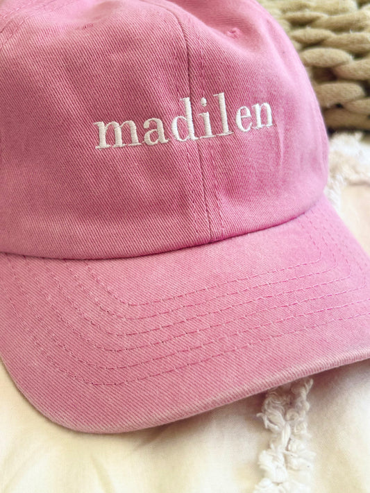 Our Madilen Pink & White Cap
