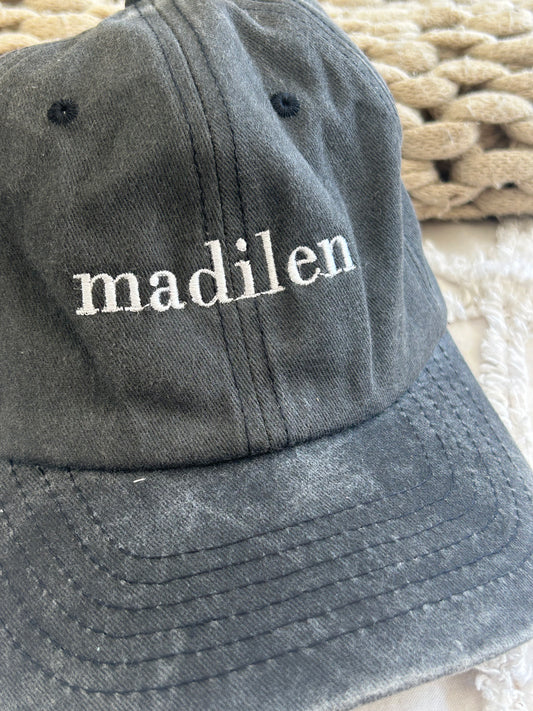 Our Madilen Black & White Cap